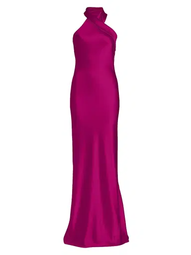 GALVAN LONDON Women's Pandora Asymmetrical Bias Cut Dress | Thumbnail 1 GALVAN LONDON Women's Pandora Asymmetrical Bias Cut Dress | Thumbnail 1