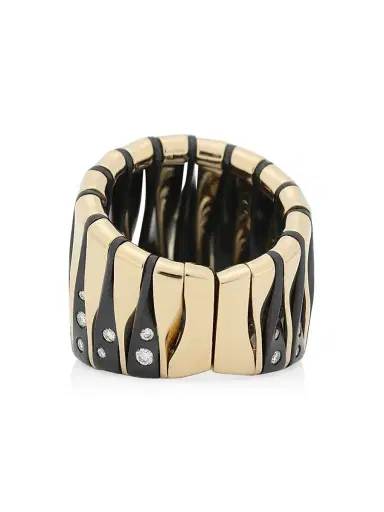 Vhernier Women's Coucher Du Soleil 18K White Gold, Bronze & Diamond Tapered Ring - White Gold Bronzew | Thumbnail 4 Vhernier Women's Coucher Du Soleil 18K White Gold, Bronze & Diamond Tapered Ring - White Gold Bronzew | Thumbnail 4