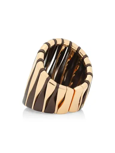 Vhernier Women's Coucher Du Soleil 18K Rose Gold & Bronze Tapered Ring - Rose Gold Bronze | Thumbnail 4 Vhernier Women's Coucher Du Soleil 18K Rose Gold & Bronze Tapered Ring - Rose Gold Bronze | Thumbnail 4