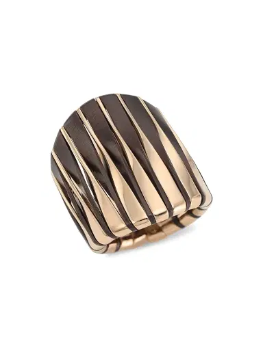 Vhernier Women's Coucher Du Soleil 18K Rose Gold & Bronze Tapered Ring - Rose Gold Bronze | Thumbnail 1 Vhernier Women's Coucher Du Soleil 18K Rose Gold & Bronze Tapered Ring - Rose Gold Bronze | Thumbnail 1