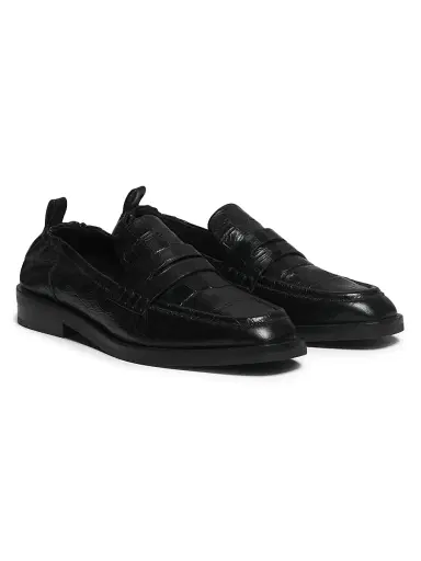 3.1 Phillip Lim Women's Alexa Embossed Leather Loafers - Black | Thumbnail 2 3.1 Phillip Lim Women's Alexa Embossed Leather Loafers - Black | Thumbnail 2