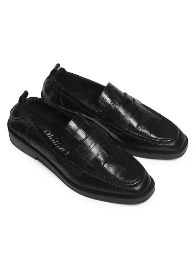 3.1 Phillip Lim Women's Alexa Embossed Leather Loafers - Black | Thumbnail 4 3.1 Phillip Lim Women's Alexa Embossed Leather Loafers - Black | Thumbnail 4