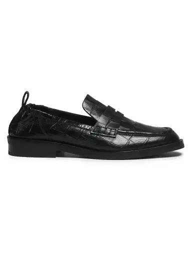 3.1 Phillip Lim Women's Alexa Embossed Leather Loafers - Black | Thumbnail 1 3.1 Phillip Lim Women's Alexa Embossed Leather Loafers - Black | Thumbnail 1