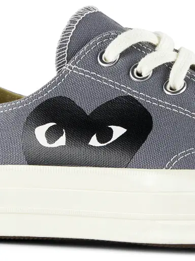 Comme des Garçons PLAY CdG PLAY x Converse Men's Chuck Taylor All Star Low-Top Sneakers - Blue - Size 8 | Thumbnail 6 Comme des Garçons PLAY CdG PLAY x Converse Men's Chuck Taylor All Star Low-Top Sneakers - Blue - Size 8 | Thumbnail 6