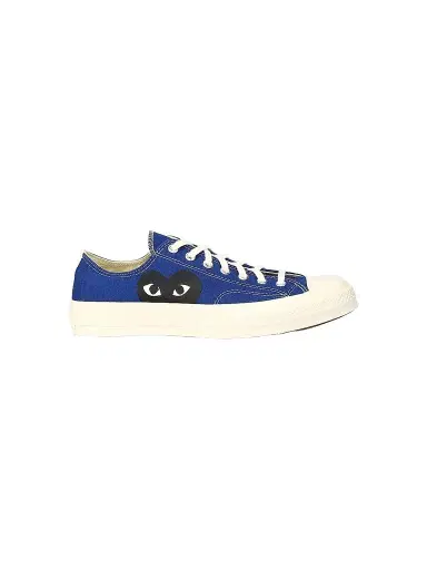Comme des Garçons PLAY CdG PLAY x Converse Men's Chuck Taylor All Star Low-Top Sneakers - Blue - Size 8 | Thumbnail 1 Comme des Garçons PLAY CdG PLAY x Converse Men's Chuck Taylor All Star Low-Top Sneakers - Blue - Size 8 | Thumbnail 1