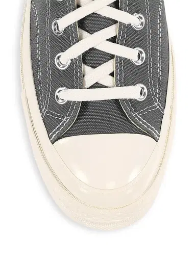 Comme des Garçons PLAY CdG PLAY x Converse Men's Chuck Taylor All Star Single Heart High-Top Sneakers - Grey - Size 12 | Thumbnail 4 Comme des Garçons PLAY CdG PLAY x Converse Men's Chuck Taylor All Star Single Heart High-Top Sneakers - Grey - Size 12 | Thumbnail 4