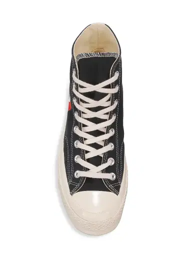 Comme des Garçons PLAY Men CdG PLAY x Converse Men's Chuck Taylor All Star High-Top Sneakers | Thumbnail 5 Comme des Garçons PLAY Men CdG PLAY x Converse Men's Chuck Taylor All Star High-Top Sneakers | Thumbnail 5