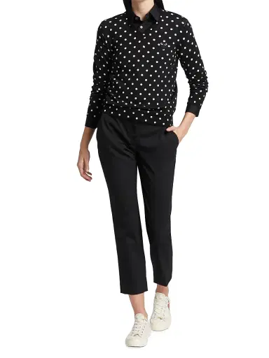Comme des Garçons PLAY Women's Polka Dot Wool Knit Sweater - Black - Size XS | Thumbnail 2 Comme des Garçons PLAY Women's Polka Dot Wool Knit Sweater - Black - Size XS | Thumbnail 2