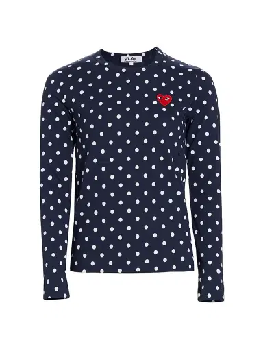 Comme des Garçons PLAY Women's Polka-Dot T-Shirt | Thumbnail 1 Comme des Garçons PLAY Women's Polka-Dot T-Shirt | Thumbnail 1