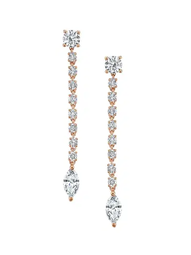 Anita Ko Women's Ropes 18K Rose Gold & 0.87 TCW Diamond Drop Earrings - Rose Gold | Thumbnail 1 Anita Ko Women's Ropes 18K Rose Gold & 0.87 TCW Diamond Drop Earrings - Rose Gold | Thumbnail 1
