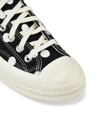 Comme des Garçons PLAY CdG PLAY x Converse Women's Chuck Taylor All Star Polka Dot Low-Top Sneakers - Black - Size 12 | Thumbnail 5 Comme des Garçons PLAY CdG PLAY x Converse Women's Chuck Taylor All Star Polka Dot Low-Top Sneakers - Black - Size 12 | Thumbnail 5