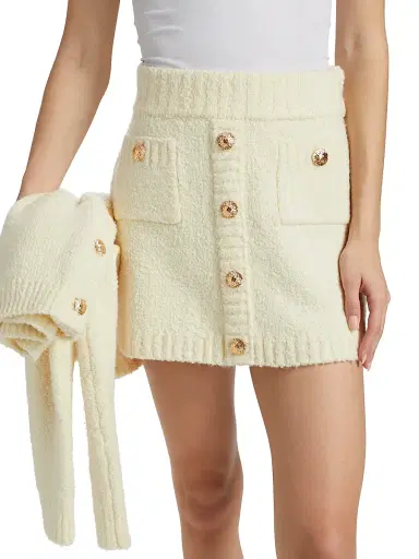 Cara Cara Women's Kelsey Wool-Blend Knit Miniskirt - | Thumbnail 3 Cara Cara Women's Kelsey Wool-Blend Knit Miniskirt - | Thumbnail 3