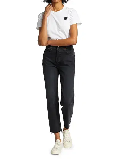 Comme des Garçons PLAY Women's Heart T-Shirt - Black - Size XS | Thumbnail 2 Comme des Garçons PLAY Women's Heart T-Shirt - Black - Size XS | Thumbnail 2