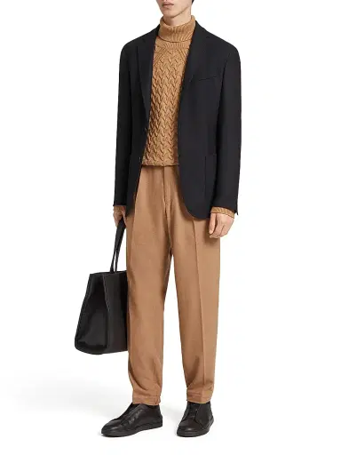 Zegna Men's Trofeo Cashmere Shirt Jacket | Thumbnail 5 Zegna Men's Trofeo Cashmere Shirt Jacket | Thumbnail 5
