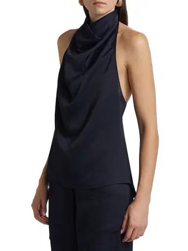 TWP Women's Friday Night Halterneck Top - Midnight - Size XL | Thumbnail 4 TWP Women's Friday Night Halterneck Top - Midnight - Size XL | Thumbnail 4