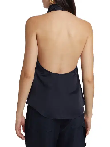TWP Women's Friday Night Halterneck Top - Midnight - Size XL | Thumbnail 5 TWP Women's Friday Night Halterneck Top - Midnight - Size XL | Thumbnail 5