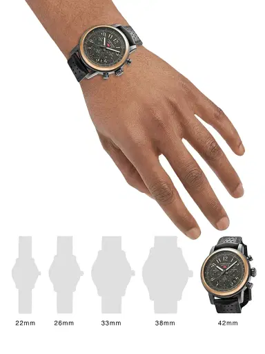 Chopard Men's Mille Miglia Limited Edition 18K Rose Gold, Stainless Steel & Leather Strap Chronograph Watch - Black | Thumbnail 2 Chopard Men's Mille Miglia Limited Edition 18K Rose Gold, Stainless Steel & Leather Strap Chronograph Watch - Black | Thumbnail 2
