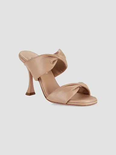 Aquazzura Women's Twist Leather Sandals - Beige - Size 12 | Thumbnail 2 Aquazzura Women's Twist Leather Sandals - Beige - Size 12 | Thumbnail 2