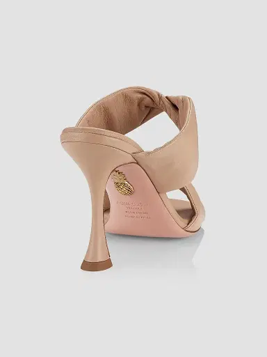 Aquazzura Women's Twist Leather Sandals - Beige - Size 12 | Thumbnail 3 Aquazzura Women's Twist Leather Sandals - Beige - Size 12 | Thumbnail 3
