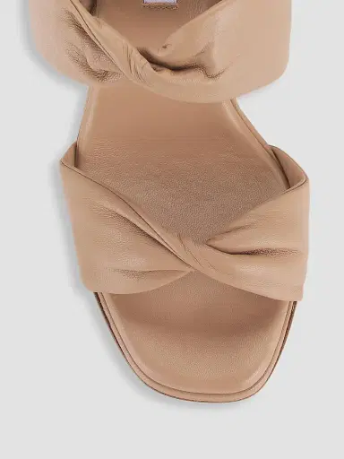 Aquazzura Women's Twist Leather Sandals - Beige - Size 12 | Thumbnail 4 Aquazzura Women's Twist Leather Sandals - Beige - Size 12 | Thumbnail 4