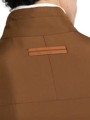 ZEGNA Men's Technical Fabric Reversible Brezza Blouson - Foliage Grey | Thumbnail 5 ZEGNA Men's Technical Fabric Reversible Brezza Blouson - Foliage Grey | Thumbnail 5