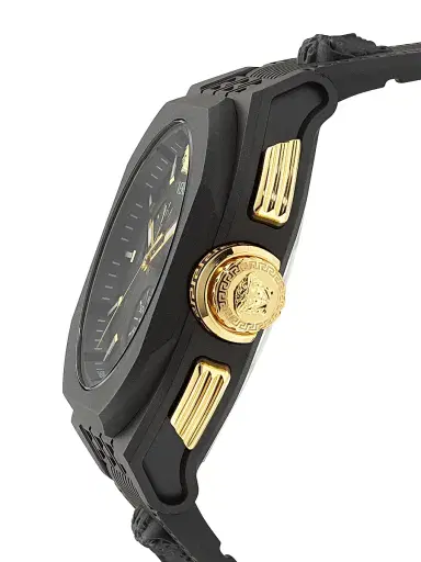 Versace Men's V-Legend Chrono Ceramic Watch - Black Eco Ceramic | Thumbnail 3 Versace Men's V-Legend Chrono Ceramic Watch - Black Eco Ceramic | Thumbnail 3