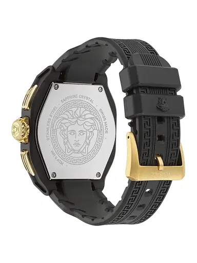 Versace Men's V-Legend Chrono Ceramic Watch - Black Eco Ceramic | Thumbnail 4 Versace Men's V-Legend Chrono Ceramic Watch - Black Eco Ceramic | Thumbnail 4