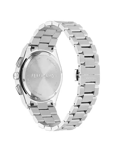 FERRAGAMO Men's Vega Upper East Chrono Stainless Steel Bracelet Watch/40MM - Stainless Steel | Thumbnail 3 FERRAGAMO Men's Vega Upper East Chrono Stainless Steel Bracelet Watch/40MM - Stainless Steel | Thumbnail 3