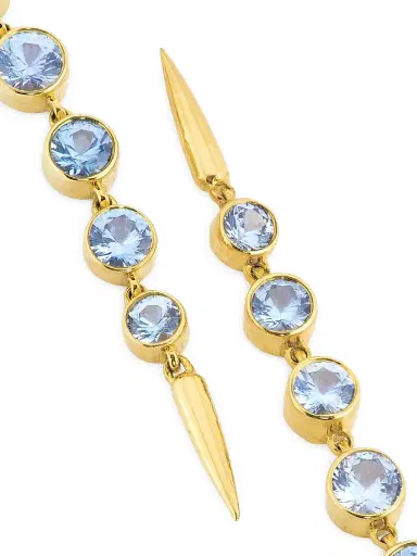 Jenna Blake Women's 18K Yellow Gold & Emerald Fringe Earrings - Yellow Gold | Thumbnail 4 Jenna Blake Women's 18K Yellow Gold & Emerald Fringe Earrings - Yellow Gold | Thumbnail 4