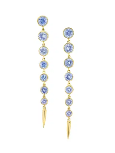 Jenna Blake Women's 18K Yellow Gold & Emerald Fringe Earrings - Yellow Gold | Thumbnail 1 Jenna Blake Women's 18K Yellow Gold & Emerald Fringe Earrings - Yellow Gold | Thumbnail 1