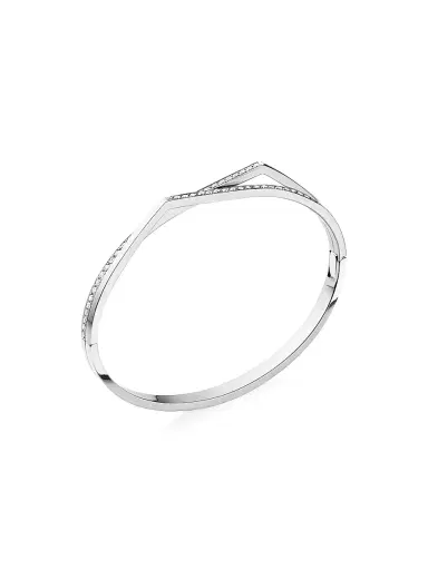 Repossi Women's Antifer 18K White Gold & Diamond Bracelet - White Gold | Thumbnail 1 Repossi Women's Antifer 18K White Gold & Diamond Bracelet - White Gold | Thumbnail 1