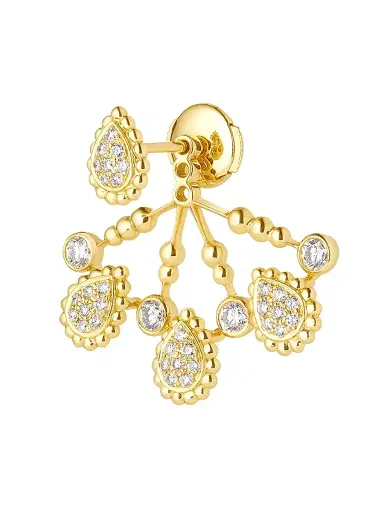 Boucheron Women's Serpent Bohème Solarité 18K Yellow Gold & 0.40 TCW Diamond Single Ear Jacket - Yellow Gold | Thumbnail 3 Boucheron Women's Serpent Bohème Solarité 18K Yellow Gold & 0.40 TCW Diamond Single Ear Jacket - Yellow Gold | Thumbnail 3