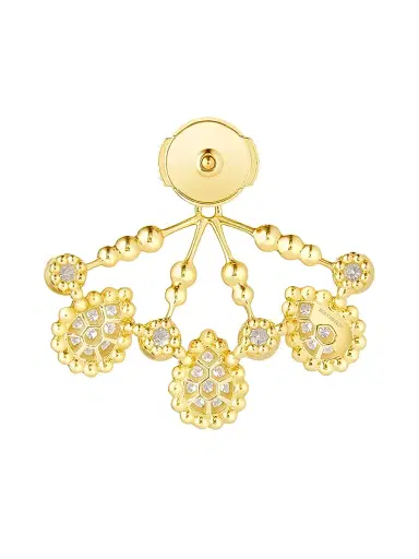 Boucheron Women's Serpent Bohème Solarité 18K Yellow Gold & 0.40 TCW Diamond Single Ear Jacket - Yellow Gold | Thumbnail 4 Boucheron Women's Serpent Bohème Solarité 18K Yellow Gold & 0.40 TCW Diamond Single Ear Jacket - Yellow Gold | Thumbnail 4