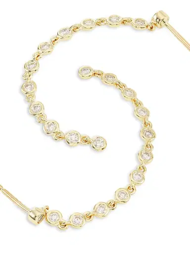 Saks Fifth Avenue Collection Women's 14K Yellow Gold & 0.5 TCW Diamond Drop Earrings - Yellow Gold | Thumbnail 4 Saks Fifth Avenue Collection Women's 14K Yellow Gold & 0.5 TCW Diamond Drop Earrings - Yellow Gold | Thumbnail 4