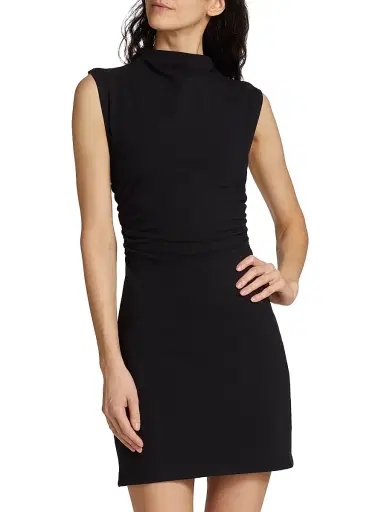 Reformation Women's Alden Knit Minidress - Black | Thumbnail 3 Reformation Women's Alden Knit Minidress - Black | Thumbnail 3