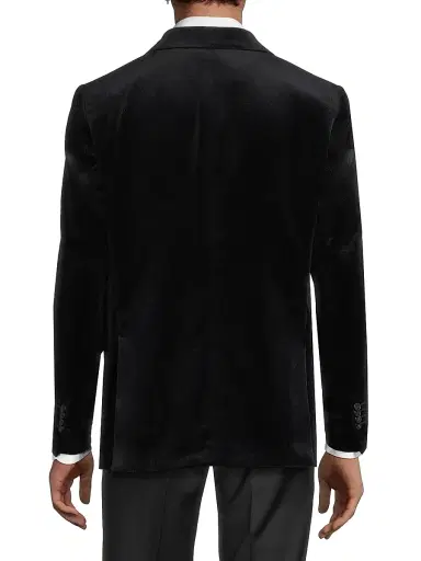 Saks Fifth Avenue Men's COLLECTION Classic Velvet Jacket | Thumbnail 5 Saks Fifth Avenue Men's COLLECTION Classic Velvet Jacket | Thumbnail 5