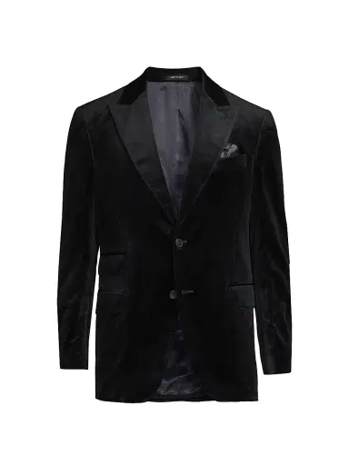 Saks Fifth Avenue Men's COLLECTION Classic Velvet Jacket | Thumbnail 1 Saks Fifth Avenue Men's COLLECTION Classic Velvet Jacket | Thumbnail 1