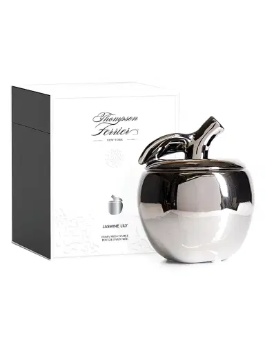 Thompson Ferrier Malus Apple Jasmine Lily Gardens Scented Candle - Silver | Thumbnail 2 Thompson Ferrier Malus Apple Jasmine Lily Gardens Scented Candle - Silver | Thumbnail 2