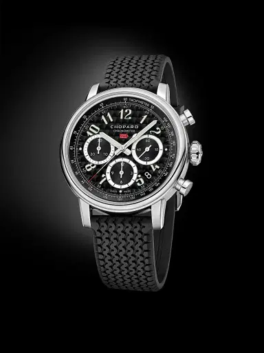 Chopard Men's Classic Racing Stainless Steel & Rubber Watch - Black | Thumbnail 6 Chopard Men's Classic Racing Stainless Steel & Rubber Watch - Black | Thumbnail 6