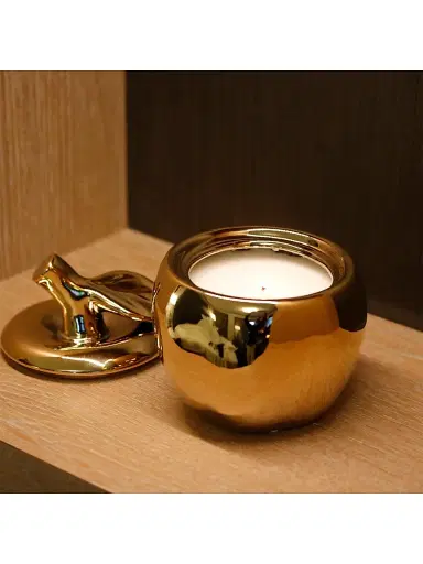 Thompson Ferrier Malus Apple English Rose Candle - Gold | Thumbnail 3 Thompson Ferrier Malus Apple English Rose Candle - Gold | Thumbnail 3