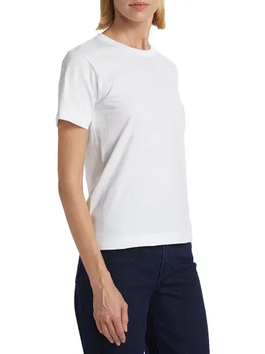 Comme des Garçons PLAY Women's Short-Sleeve Cotton T-Shirt | Thumbnail 3 Comme des Garçons PLAY Women's Short-Sleeve Cotton T-Shirt | Thumbnail 3