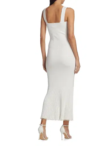 GALVAN LONDON Women's Atalanta Sleeveless Beaded Maxi-Dress - Pearl - Size XL | Thumbnail 5 GALVAN LONDON Women's Atalanta Sleeveless Beaded Maxi-Dress - Pearl - Size XL | Thumbnail 5