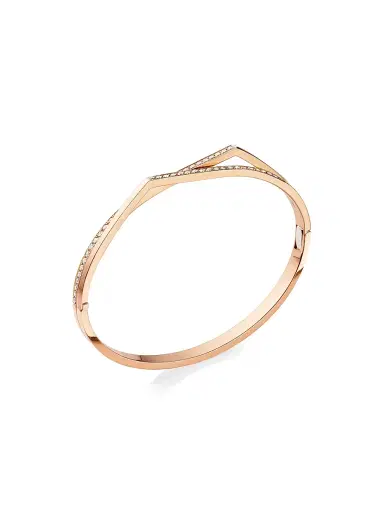 Repossi Women's Antifer 18K Pink Gold & 0.85 TCW Diamond Hinge Bracelet - Pink Gold | Thumbnail 1 Repossi Women's Antifer 18K Pink Gold & 0.85 TCW Diamond Hinge Bracelet - Pink Gold | Thumbnail 1