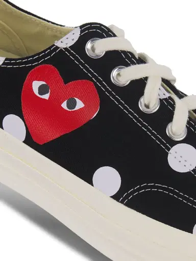 Comme des Garçons PLAY CdG Play x Converse Men's Polka Dot Low-Top Sneakers | Thumbnail 6 Comme des Garçons PLAY CdG Play x Converse Men's Polka Dot Low-Top Sneakers | Thumbnail 6