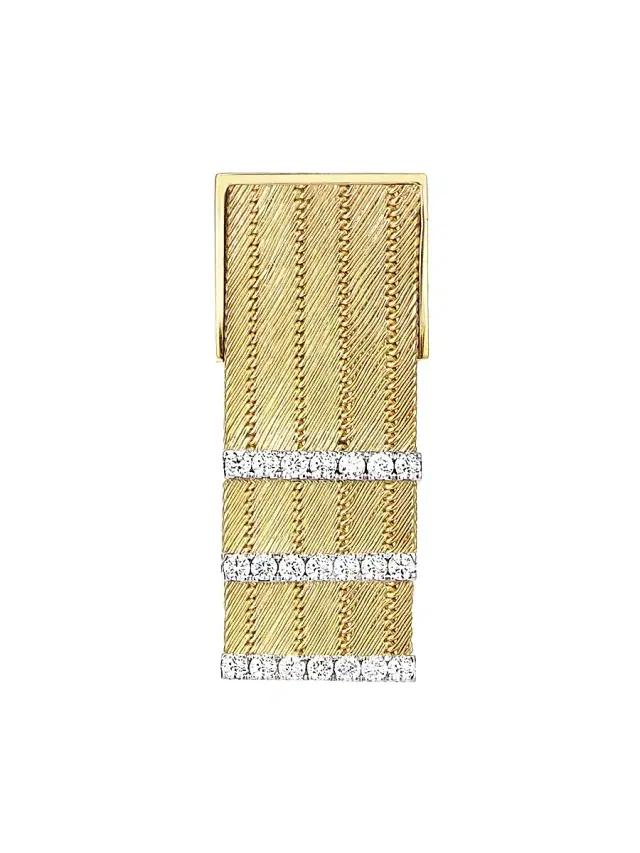 Women's Olden Feuille 14K Yellow Gold & 0.26 TCW Diamond Drop Single Earring - Yellow Gold Women's Olden Feuille 14K Yellow Gold & 0.26 TCW Diamond Drop Single Earring - Yellow Gold