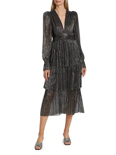 Sabina Musáyev Women's Marais Sequin Knit Midi-Dress - Black - Size XS | Thumbnail 2 Sabina Musáyev Women's Marais Sequin Knit Midi-Dress - Black - Size XS | Thumbnail 2