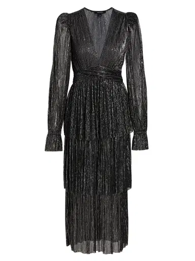 Sabina Musáyev Women's Marais Sequin Knit Midi-Dress - Black - Size XS | Thumbnail 1 Sabina Musáyev Women's Marais Sequin Knit Midi-Dress - Black - Size XS | Thumbnail 1