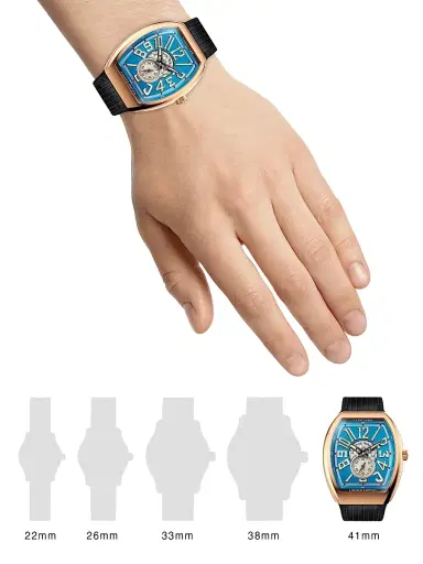 Franck Muller Men's Vanguard Yachting Goldtone Stainless Steel & Rubber Strap Watch | Thumbnail 2 Franck Muller Men's Vanguard Yachting Goldtone Stainless Steel & Rubber Strap Watch | Thumbnail 2
