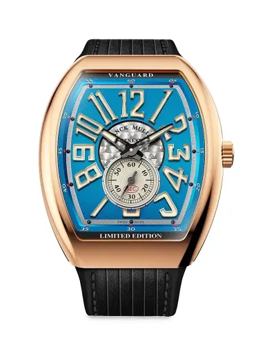 Franck Muller Men's Vanguard Yachting Goldtone Stainless Steel & Rubber Strap Watch | Thumbnail 1 Franck Muller Men's Vanguard Yachting Goldtone Stainless Steel & Rubber Strap Watch | Thumbnail 1