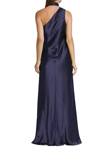 GALVAN LONDON Women's Ushuaia Satin Tieneck Gown - Midnight - Size 12 | Thumbnail 5 GALVAN LONDON Women's Ushuaia Satin Tieneck Gown - Midnight - Size 12 | Thumbnail 5